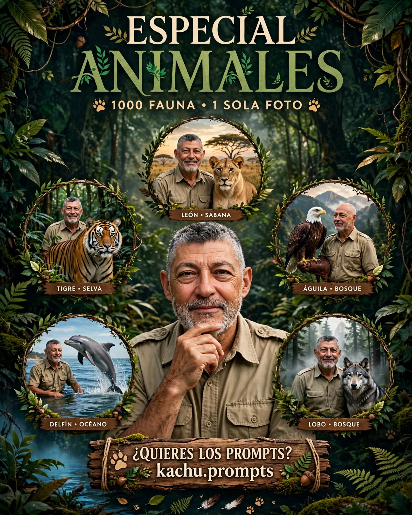 Especial Animales: 1000 Prompts