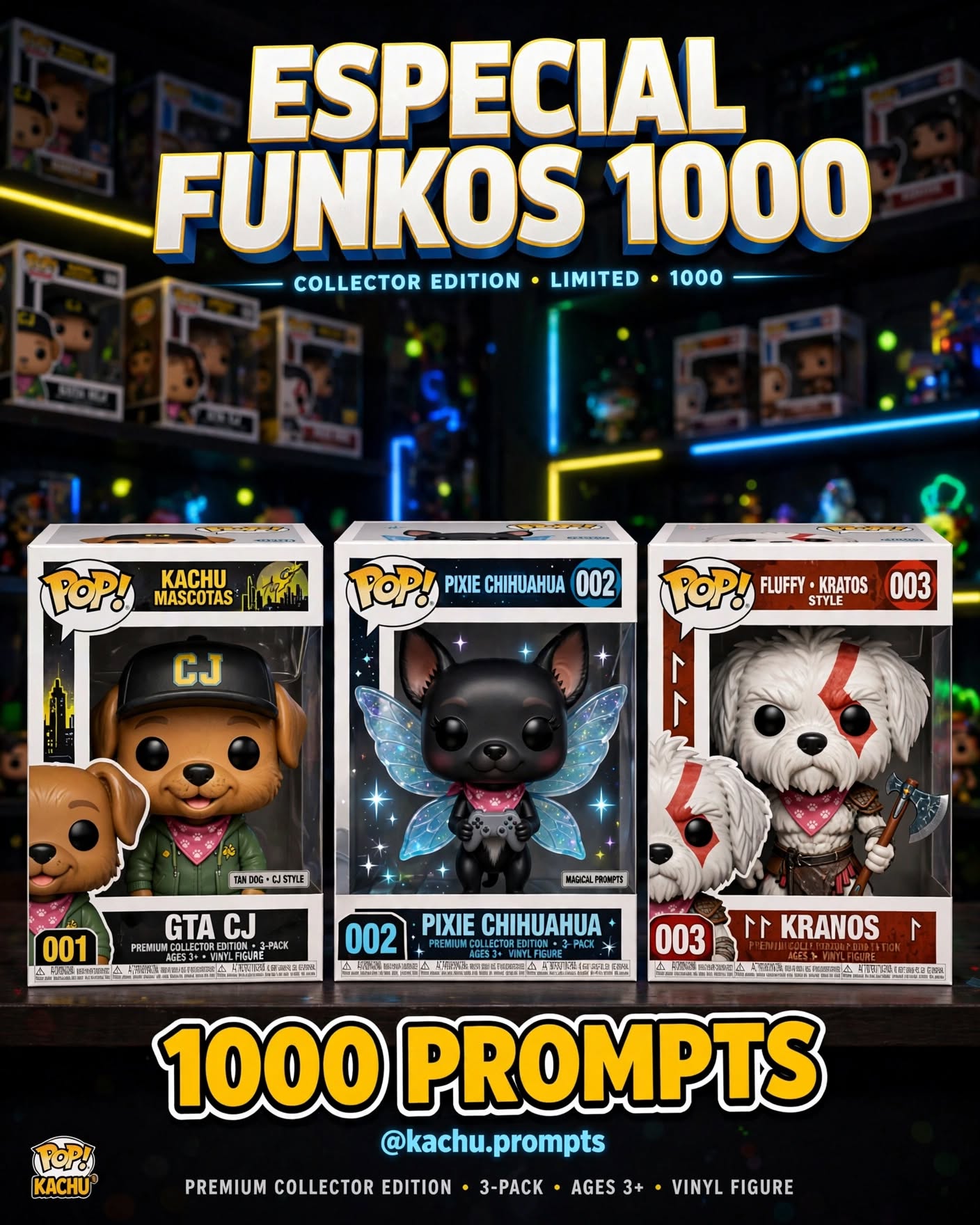 Especial Funkos: 1000 Prompts